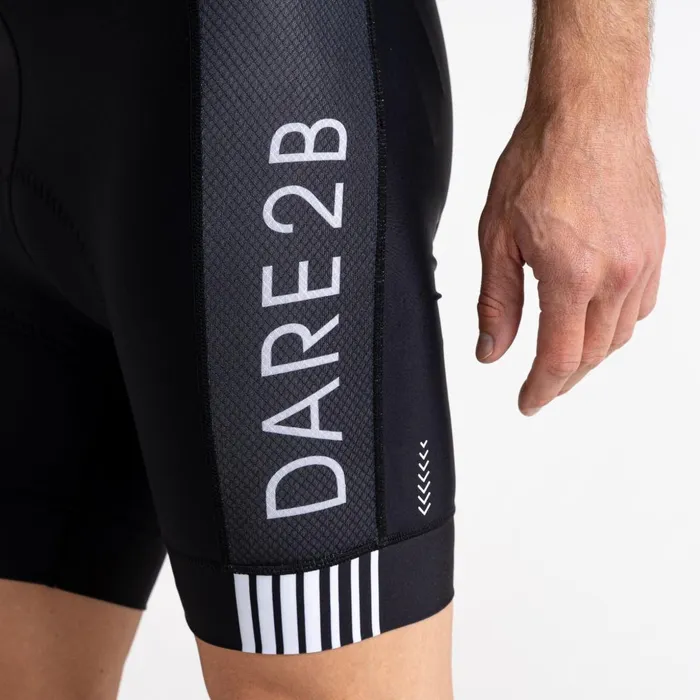 Dare 2b Cycling Shorts AEP Virtuosity Reflective Cycling Shorts Black White 8211 Men