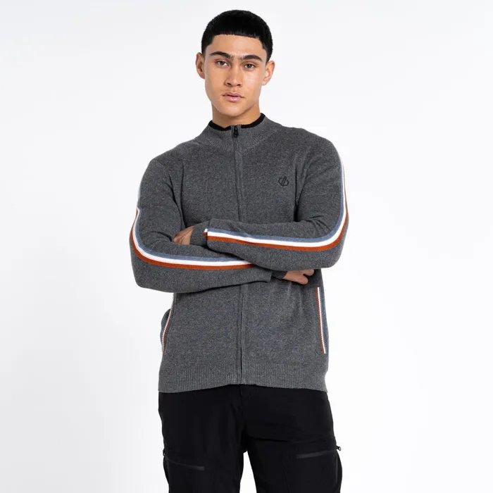 Dare 2b Fleece Dutiful II Full Zip Sweater Charcoal Grey Marl 8211 Men
