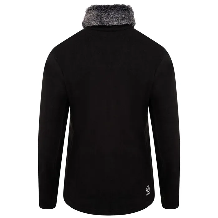 Dare 2b Fleece Engross Faux Fur Trim Sweater Black 8211 Women