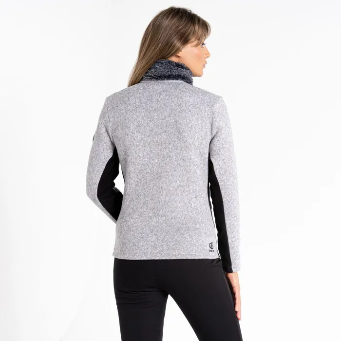 Dare 2b Fleece Engross II Full Zip Sweater Mid Grey Marl 8211 Women