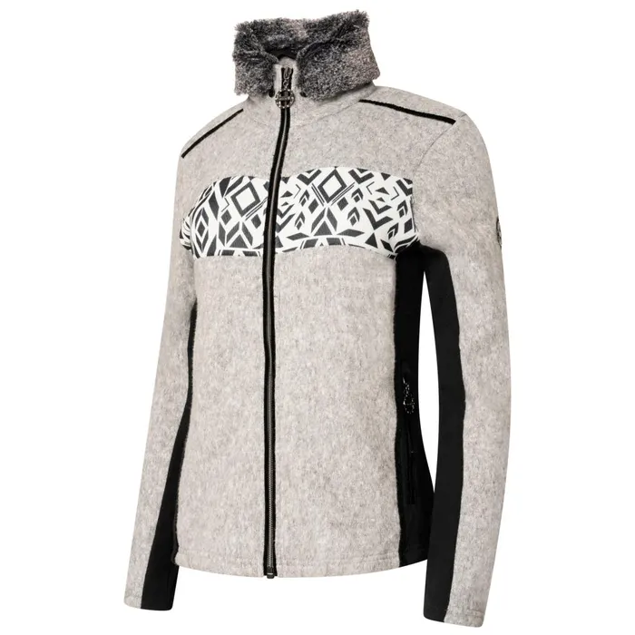 Dare 2b Fleece Engross II Full Zip Sweater Mid Grey Marl 8211 Women
