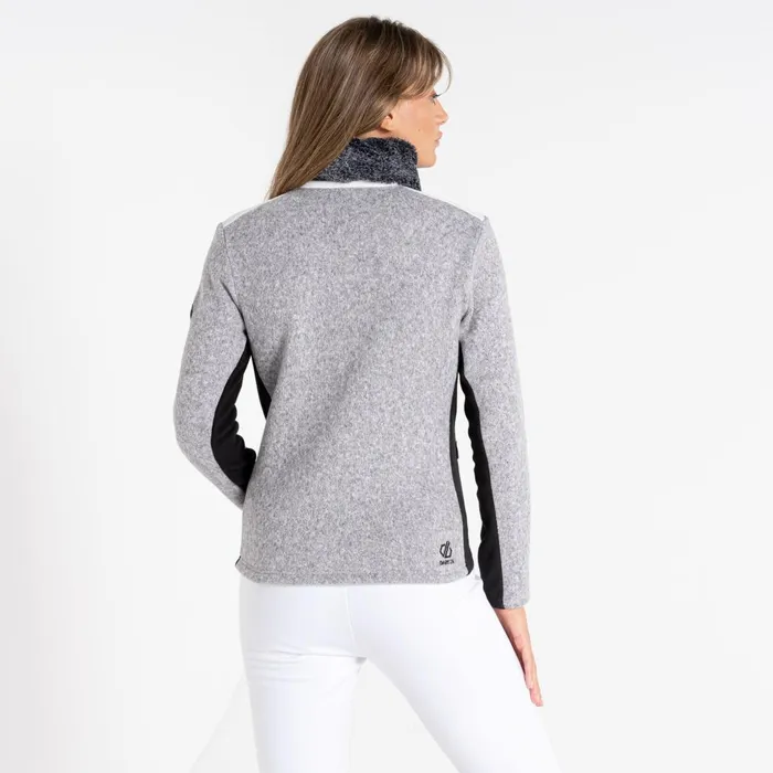 Dare 2b Fleece Engross II Full Zip Sweater White Black 8211 Women