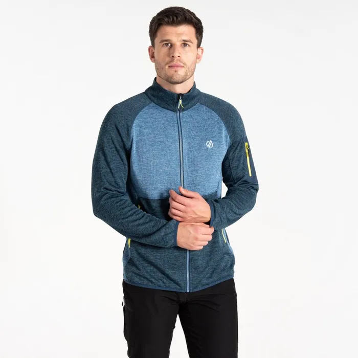 Dare 2b Fleece Mountain Series Zip Through Fleece Moonlight Denim Yellow 8211 Men Dare 2b Fleece Mountain Series Zip Through Fleece Moonlight Denim Yellow 8211 Men