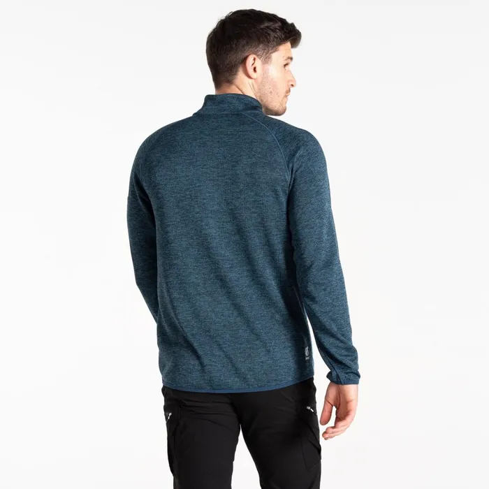 Dare 2b Fleece Mountain Series Zip Through Fleece Moonlight Denim Yellow 8211 Men