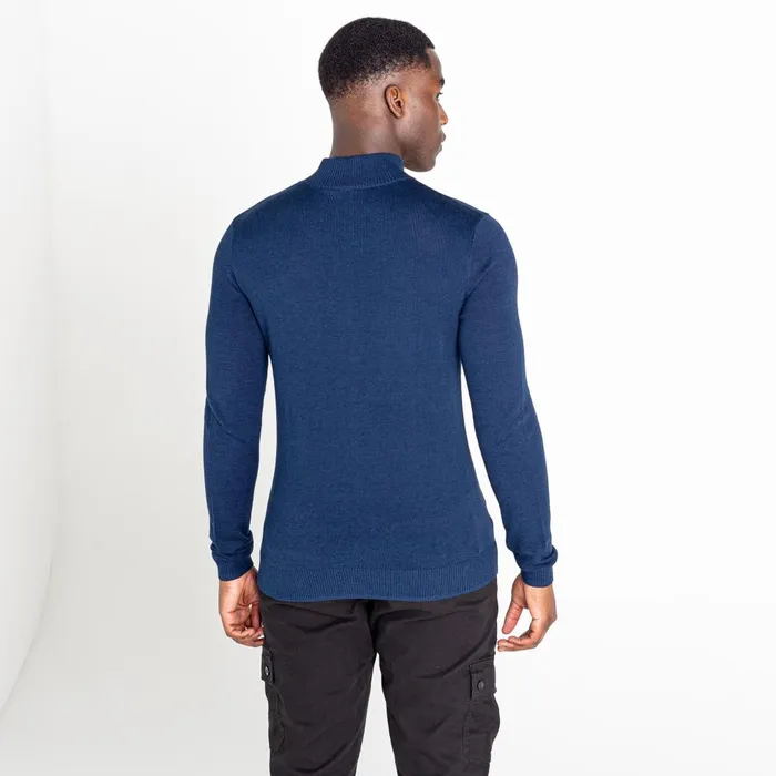 Dare 2b Fleece Unite Us Half Zip Knit Sweater Nightfall Navy 8211 Men