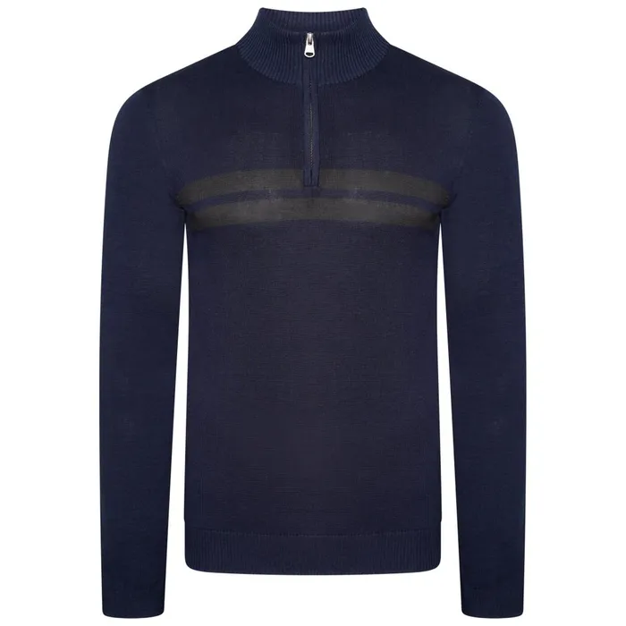 Dare 2b Fleece Unite Us Half Zip Knit Sweater Nightfall Navy 8211 Men