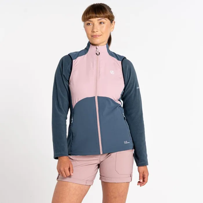 Dare 2b Gilets Avidly Softshell Vest Dusky Rose Orion Grey 8211 Women