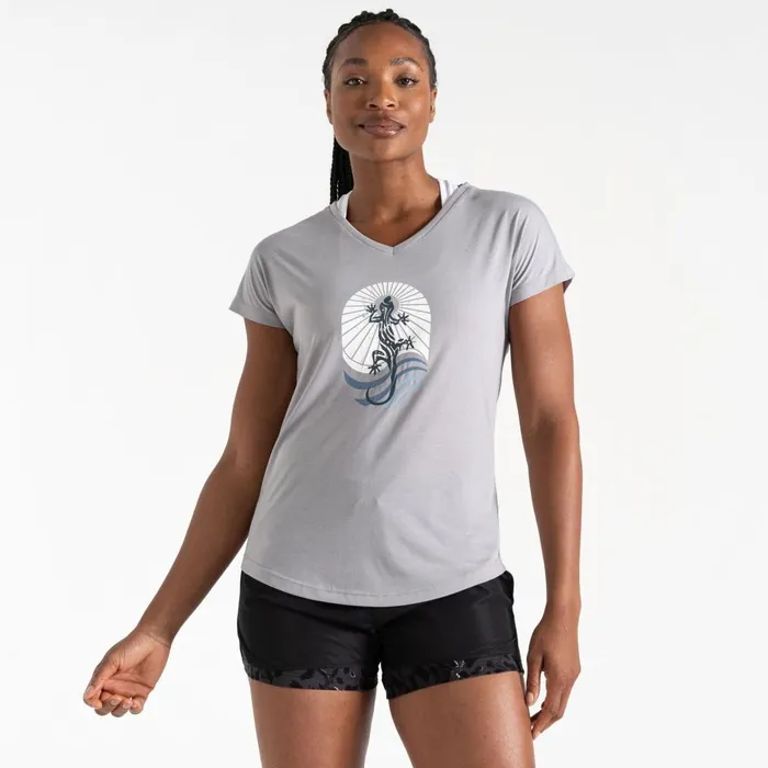 Dare 2b Graphic TShirts Calm TShirt Ash Grey 8211 Women