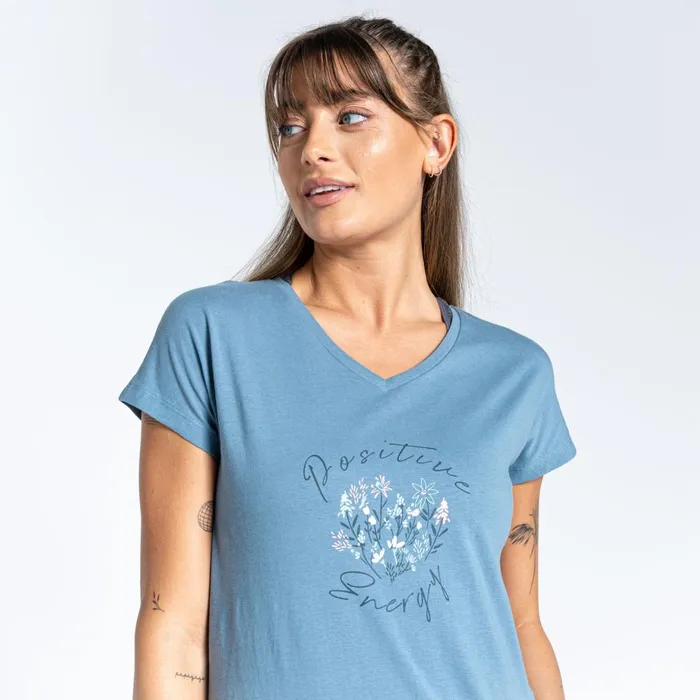 Dare 2b Graphic TShirts Moments Graphic Tee Bluestone 8211 Women