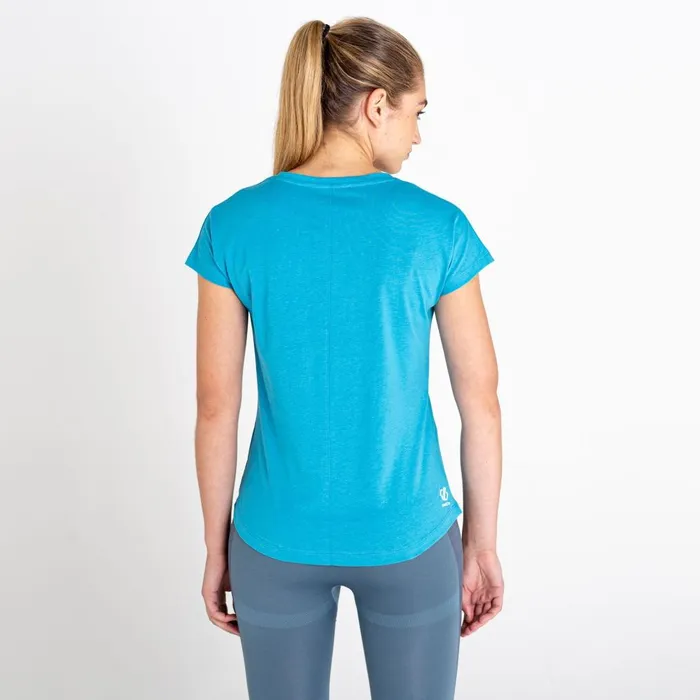 Dare 2b Graphic TShirts Moments Graphic Tee Capri Blue 8211 Women