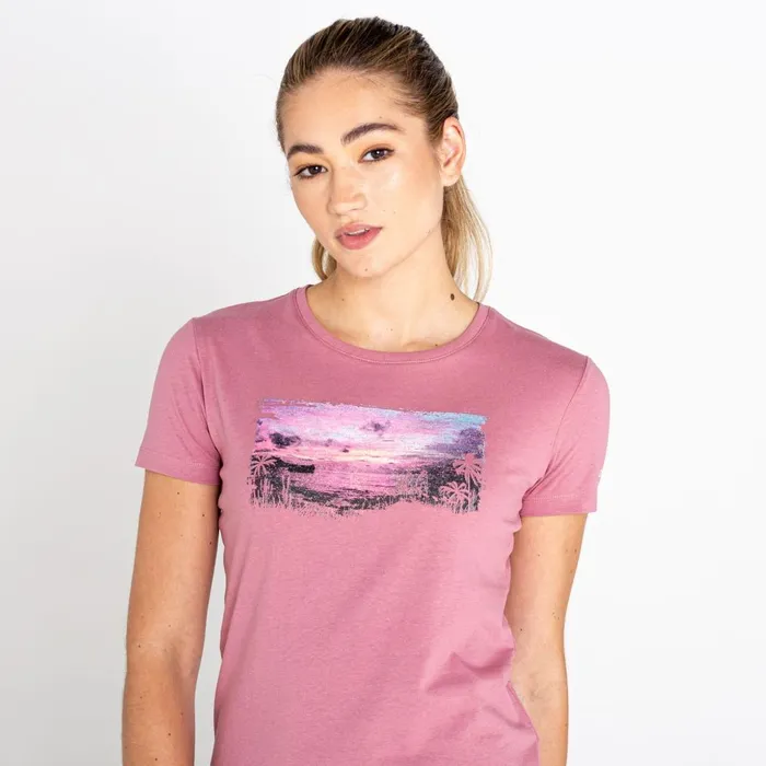 Dare 2b Graphic TShirts Peace Of Mind Graphic Tee Mesa Rose 8211 Women