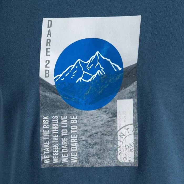 Dare 2b Graphic TShirts Stomping TShirt Moonlight Denim 8211 Men