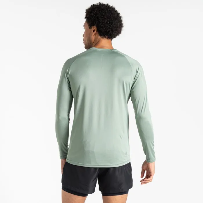 Dare 2b Graphic TShirts Tech Long Sleeved TShirt Lilypad Green 8211 Men