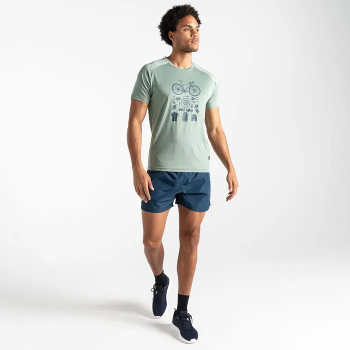 Dare 2b Graphic TShirts Tech TShirt Lilypad Green 8211 Men
