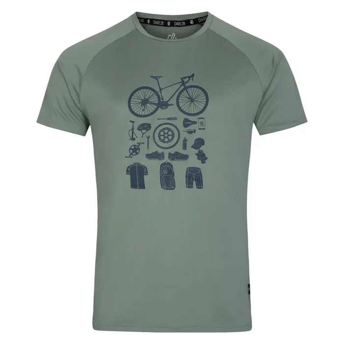 Dare 2b Graphic TShirts Tech TShirt Lilypad Green 8211 Men
