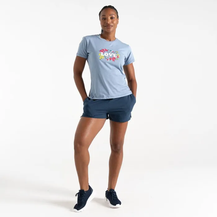Dare 2b Graphic TShirts Tranquility II TShirt Rainwashed Blue 8211 Women
