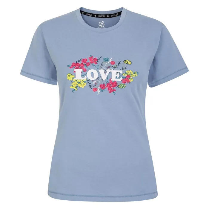 Dare 2b Graphic TShirts Tranquility II TShirt Rainwashed Blue 8211 Women