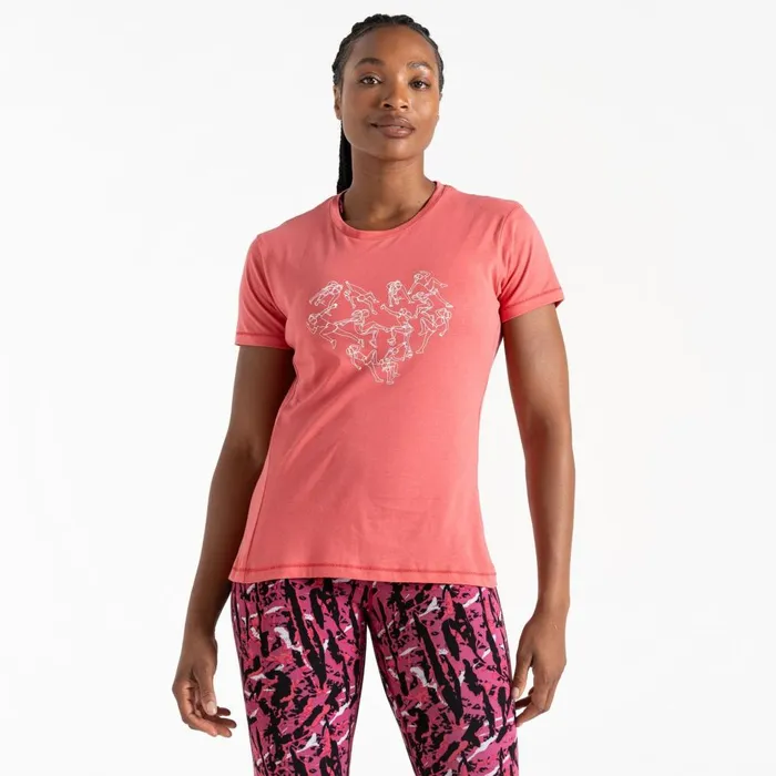 Dare 2b Graphic TShirts Tranquility II TShirt Sorbet Pink 8211 Women