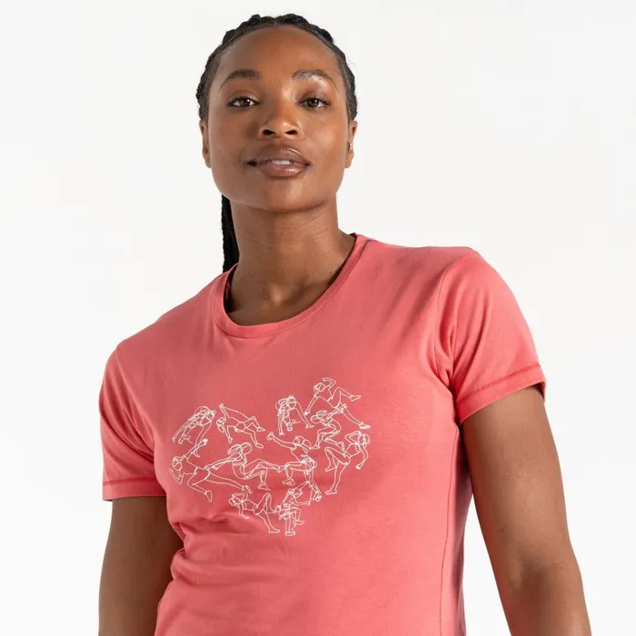 Dare 2b Graphic TShirts Tranquility II TShirt Sorbet Pink 8211 Women