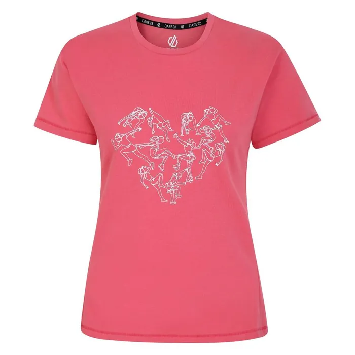 Dare 2b Graphic TShirts Tranquility II TShirt Sorbet Pink 8211 Women