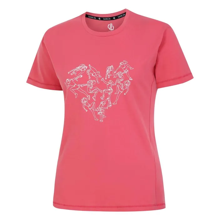 Dare 2b Graphic TShirts Tranquility II TShirt Sorbet Pink 8211 Women