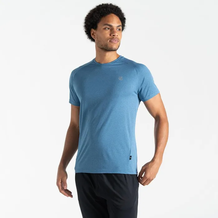 Dare 2b Gym Tops Accelerate Fitness TShirt Coronet Blue Marl 8211 Men
