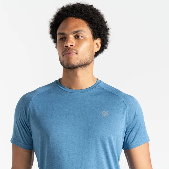 Dare 2b Gym Tops Accelerate Fitness TShirt Coronet Blue Marl 8211 Men