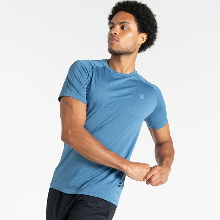 Dare 2b Gym Tops Accelerate Fitness TShirt Coronet Blue Marl 8211 Men