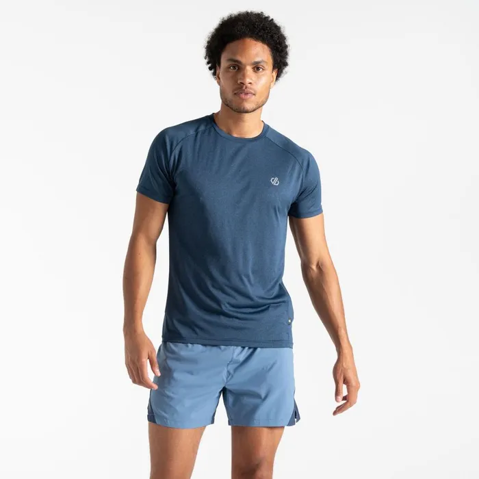 Dare 2b Gym Tops Accelerate Fitness TShirt Moonlight Denim Marl 8211 Men