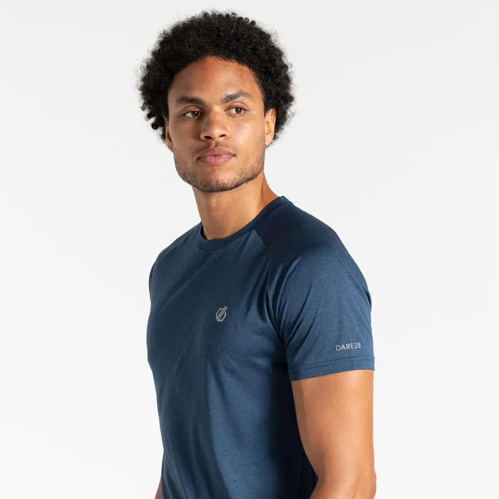 Dare 2b Gym Tops Accelerate Fitness TShirt Moonlight Denim Marl 8211 Men