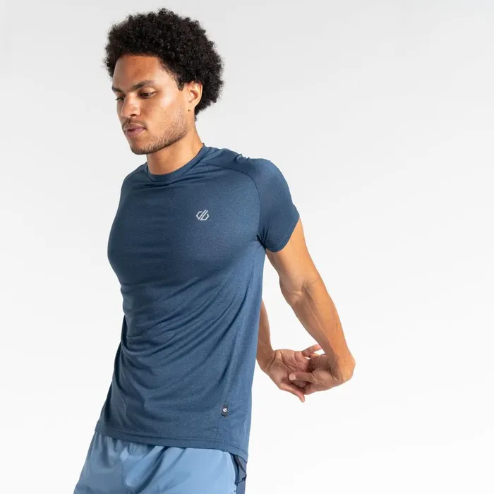 Dare 2b Gym Tops Accelerate Fitness TShirt Moonlight Denim Marl 8211 Men