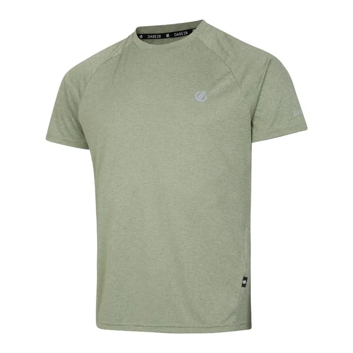 Dare 2b Gym Tops Accelerate Fitness TShirt Oil Green Marl 8211 Men