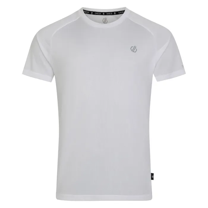 Dare 2b Gym Tops Accelerate Fitness TShirt White 8211 Men