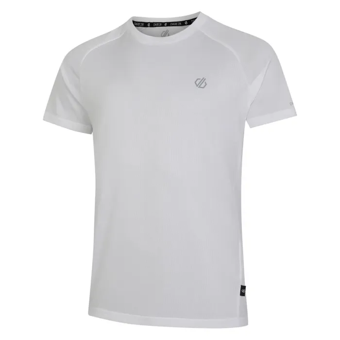 Dare 2b Gym Tops Accelerate Fitness TShirt White 8211 Men