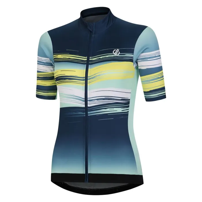 Dare 2b Gym Tops AEP Stimulus Jersey Mint Green Paint Print 8211 Women