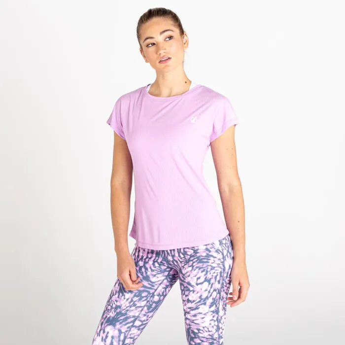 Dare 2b Gym Tops Breeze By Lightweight Tee Lupine Lavender 8211 Women