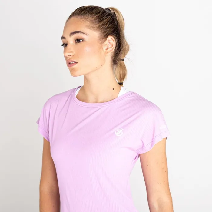 Dare 2b Gym Tops Breeze By Lightweight Tee Lupine Lavender 8211 Women