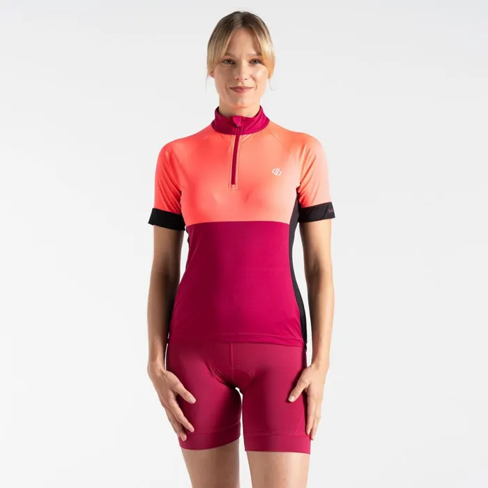 Dare 2b Gym Tops Compassion III Jersey Berry Neon Pink 8211 Women