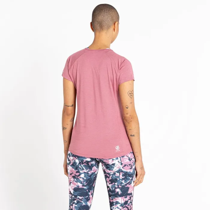 Dare 2b Gym Tops Corral Lightweight TShirt Mesa Rose Marl 8211 Women