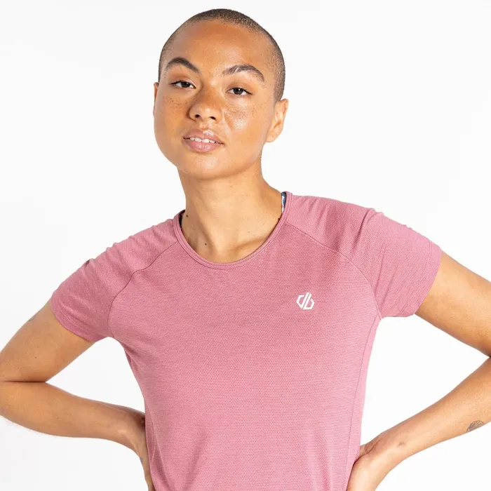 Dare 2b Gym Tops Corral Lightweight TShirt Mesa Rose Marl 8211 Women
