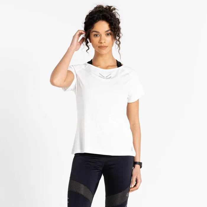 Dare 2b Gym Tops Crystallize Active Tee White 8211 Women
