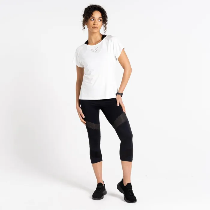 Dare 2b Gym Tops Crystallize Active Tee White 8211 Women