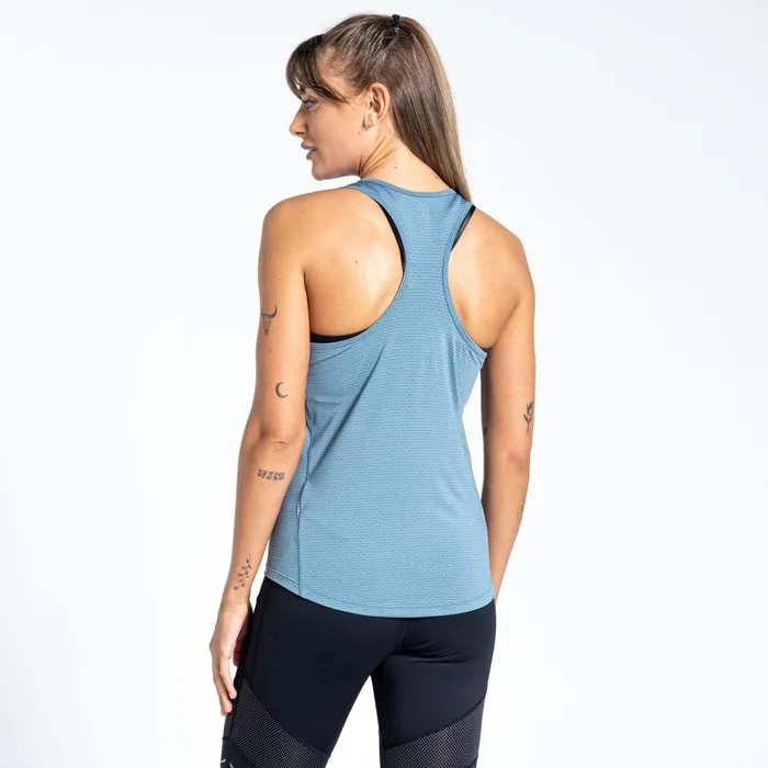 Dare 2b Gym Tops Crystallize Active Vest Bluestone 8211 Women