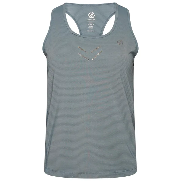 Dare 2b Gym Tops Crystallize Active Vest Bluestone 8211 Women