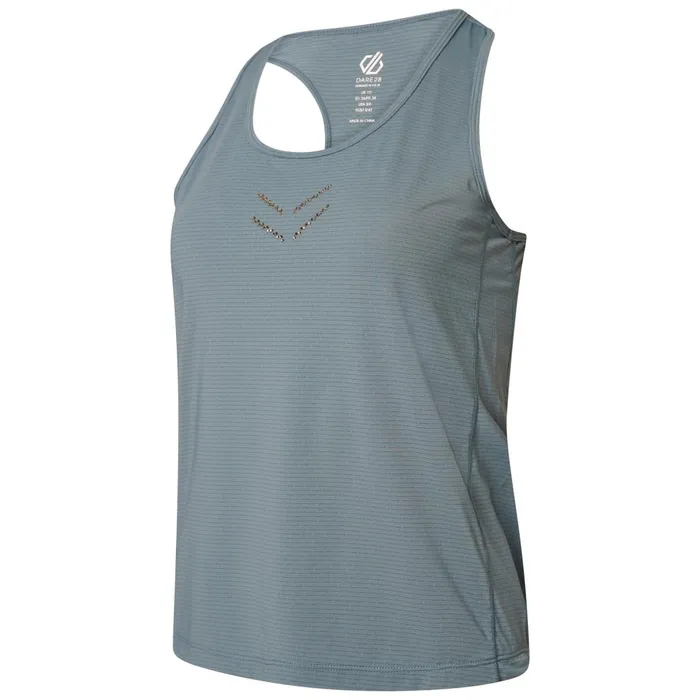 Dare 2b Gym Tops Crystallize Active Vest Bluestone 8211 Women