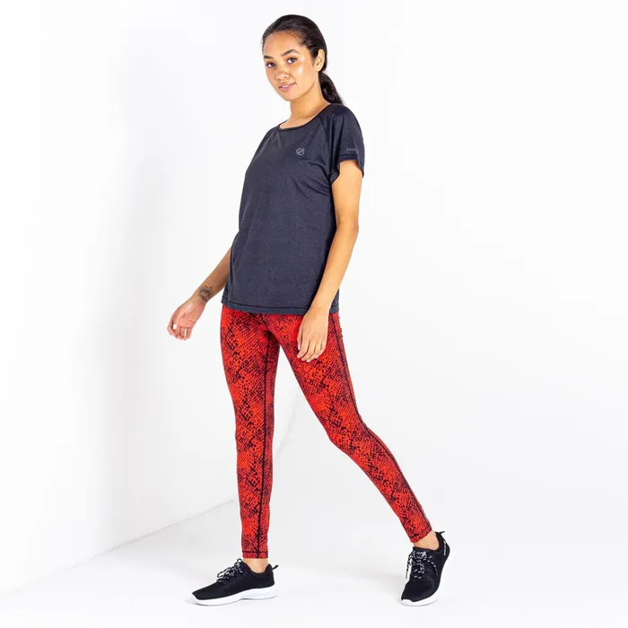 Dare 2b Gym Tops Deftly Workout Tee Black Marl 8211 Women