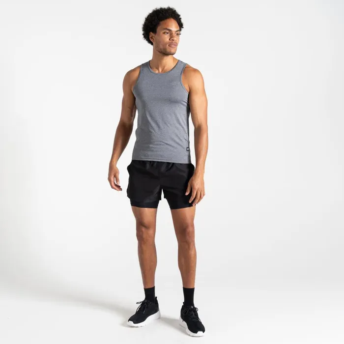 Dare 2b Gym Tops Dignant Fitness Vest Charcoal Grey Marl 8211 Men
