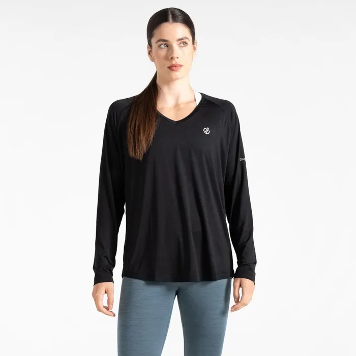 Dare 2b Gym Tops Discern Lightweight TShirt Black 8211 Women