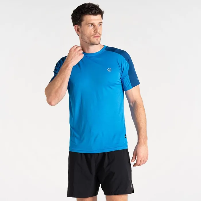 Dare 2b Gym Tops Discernible III Tshirt Athletic Laser Blue 8211 Men