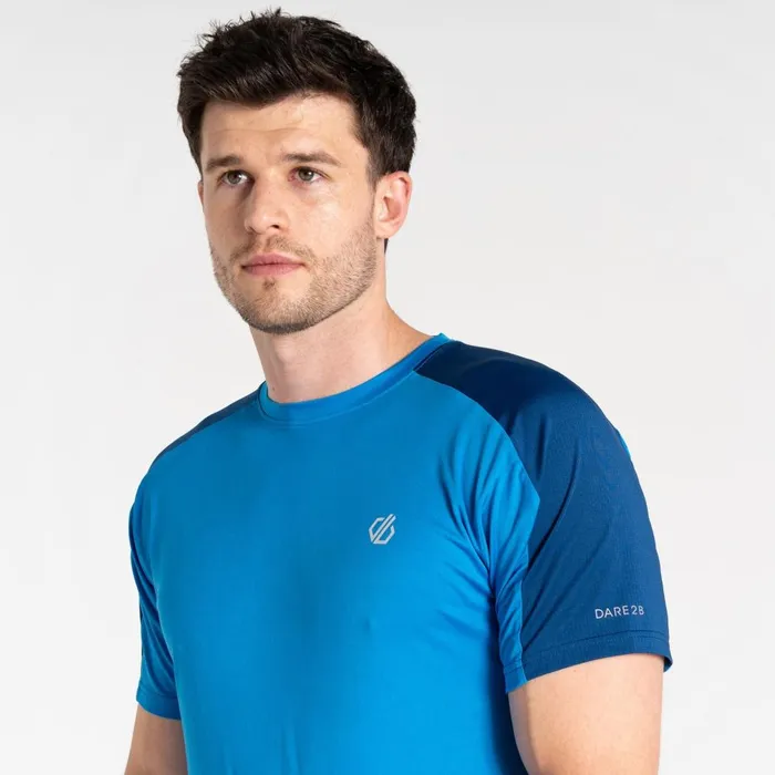 Dare 2b Gym Tops Discernible III Tshirt Athletic Laser Blue 8211 Men
